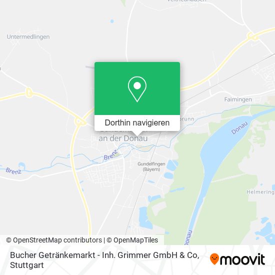 Bucher Getränkemarkt - Inh. Grimmer GmbH & Co Karte