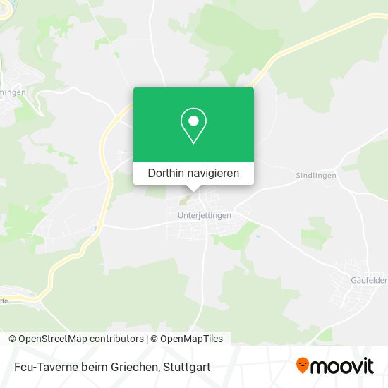 Fcu-Taverne beim Griechen Karte