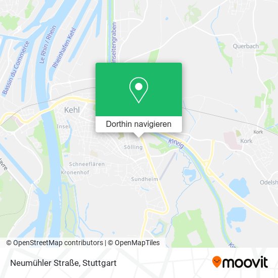 Neumühler Straße Karte