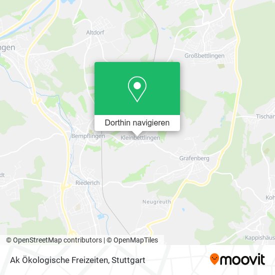 Ak Ökologische Freizeiten Karte