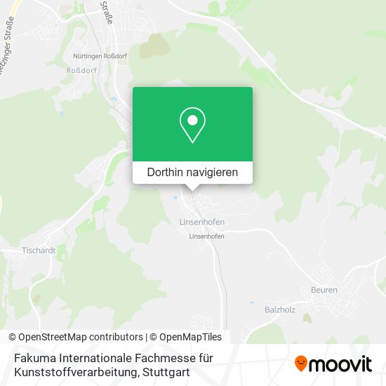 Fakuma Internationale Fachmesse für Kunststoffverarbeitung Karte
