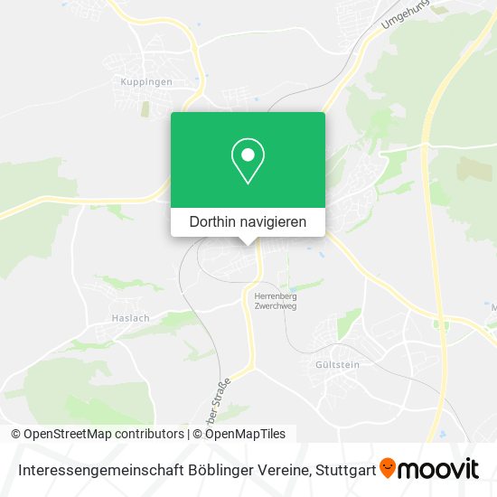 Interessengemeinschaft Böblinger Vereine Karte