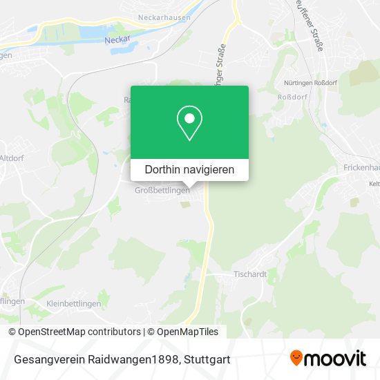 Gesangverein Raidwangen1898 Karte