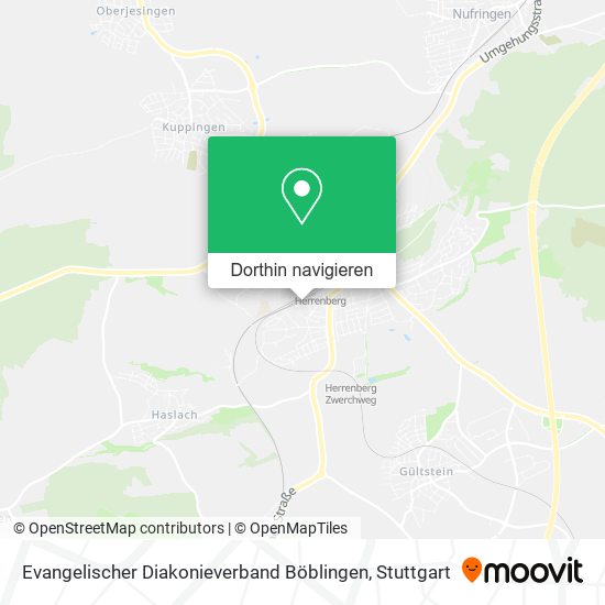 Evangelischer Diakonieverband Böblingen Karte