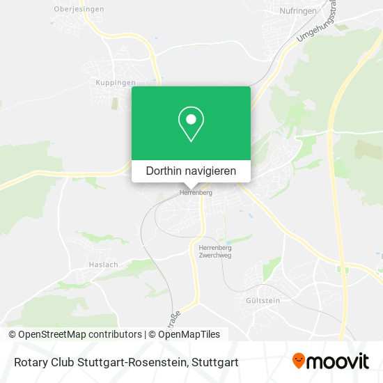 Rotary Club Stuttgart-Rosenstein Karte