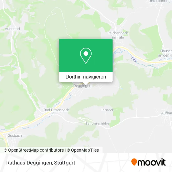 Rathaus Deggingen Karte