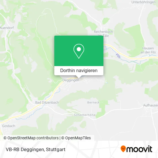 VB-RB Deggingen Karte
