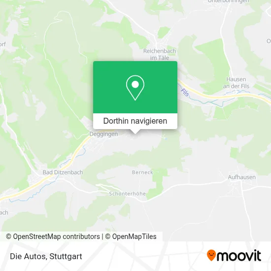 Die Autos Karte