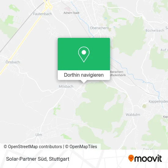 Solar-Partner Süd Karte