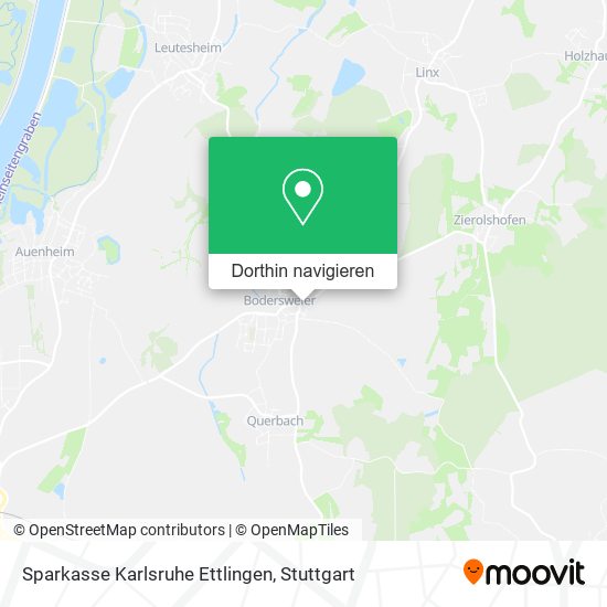 Sparkasse Karlsruhe Ettlingen Karte