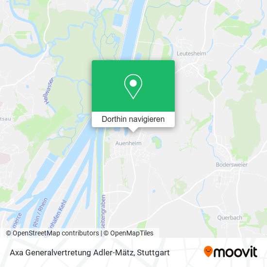 Axa Generalvertretung Adler-Mätz Karte