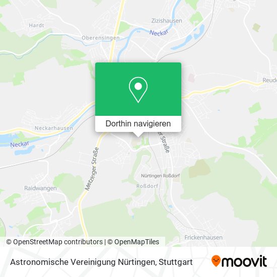 Astronomische Vereinigung Nürtingen Karte