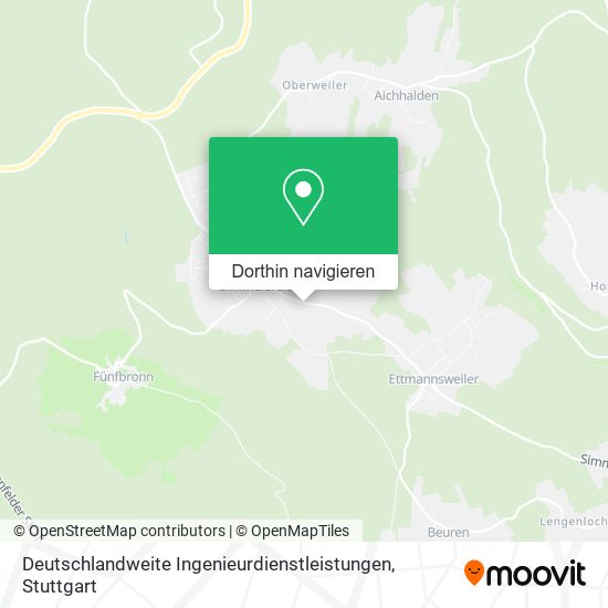 Deutschlandweite Ingenieurdienstleistungen Karte