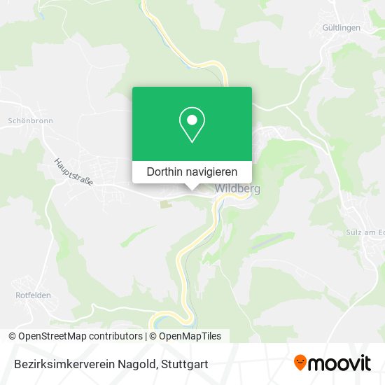 Bezirksimkerverein Nagold Karte