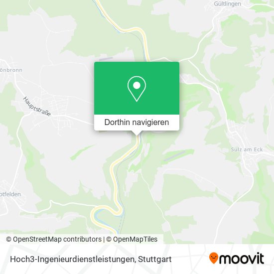 Hoch3-Ingenieurdienstleistungen Karte