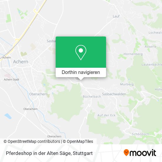 Pferdeshop in der Alten Säge Karte