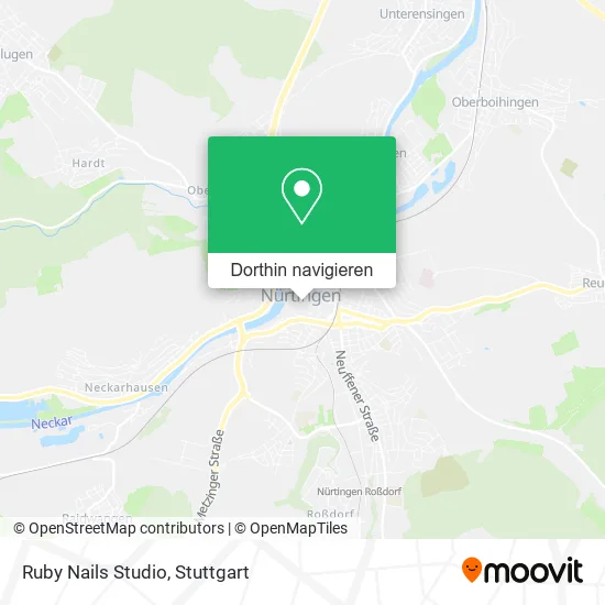 Ruby Nails Studio Karte