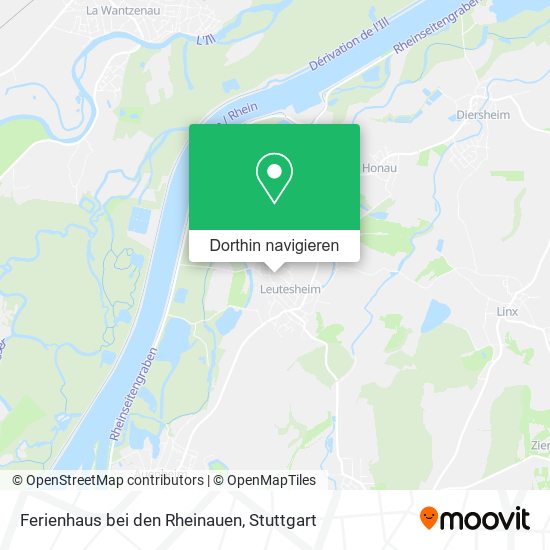 Ferienhaus bei den Rheinauen Karte