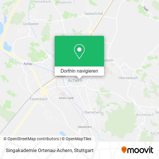 Singakademie Ortenau-Achern Karte