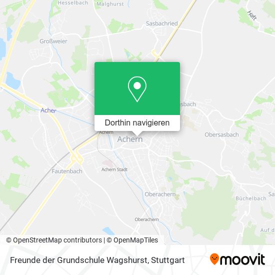 Freunde der Grundschule Wagshurst Karte
