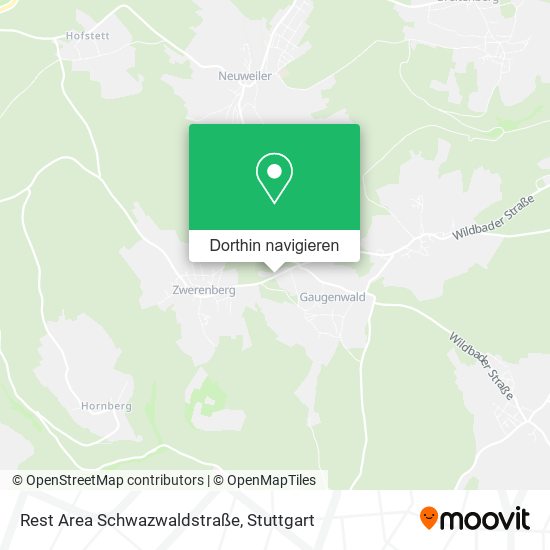 Rest Area Schwazwaldstraße Karte