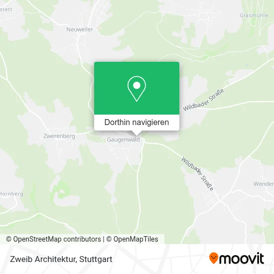 Zweib Architektur Karte