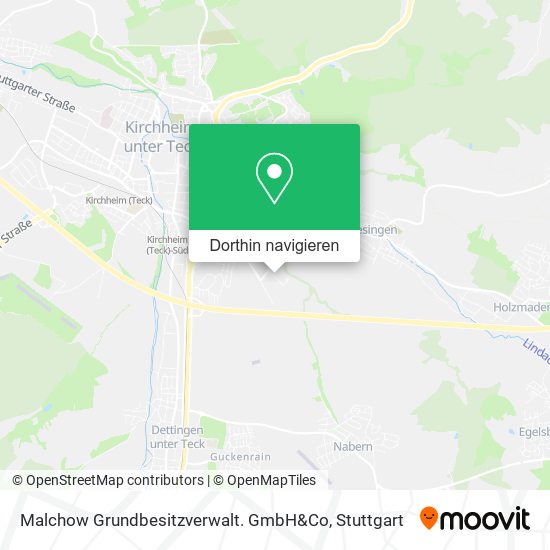 Malchow Grundbesitzverwalt. GmbH&Co Karte