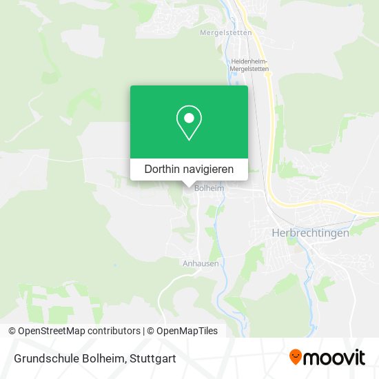 Grundschule Bolheim Karte