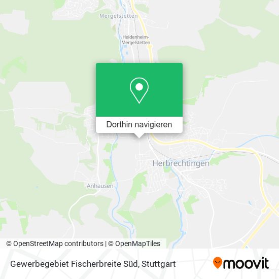 Gewerbegebiet Fischerbreite Süd Karte