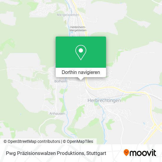 Pwg Präzisionswalzen Produktions Karte