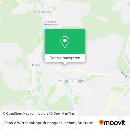 Cta&V Wirtschaftsprüfungsgesellschaft Karte