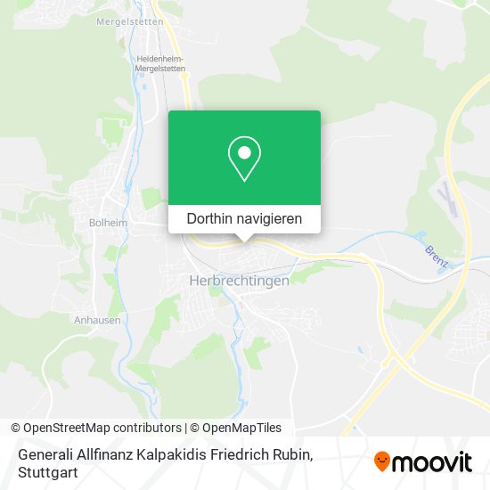 Generali Allfinanz Kalpakidis Friedrich Rubin Karte