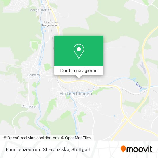 Familienzentrum St Franziska Karte