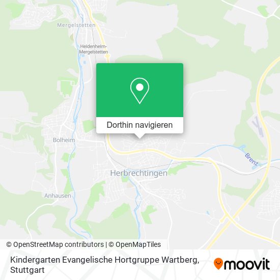 Kindergarten Evangelische Hortgruppe Wartberg Karte