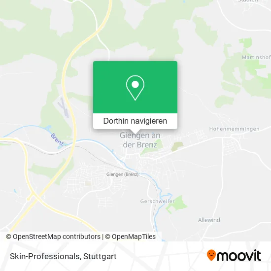 Skin-Professionals Karte