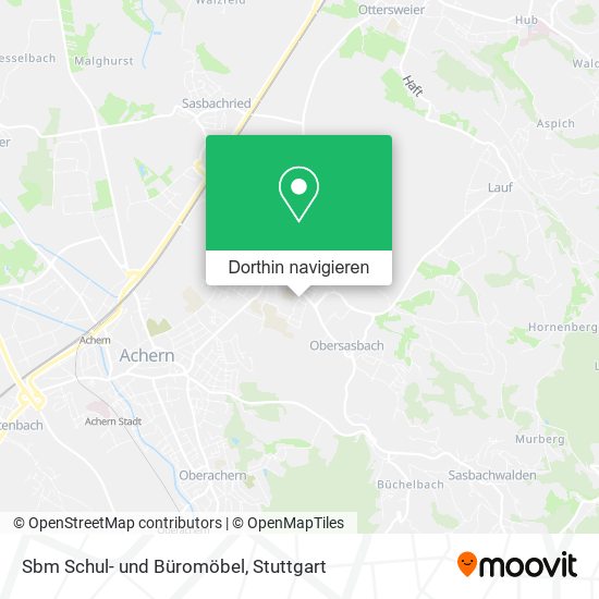 Sbm Schul- und Büromöbel Karte
