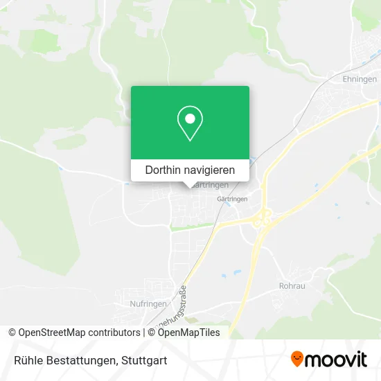 Rühle Bestattungen Karte