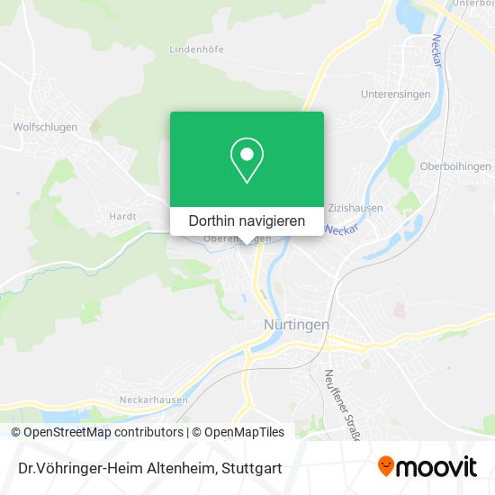 Dr.Vöhringer-Heim Altenheim Karte