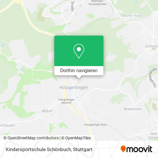 Kindersportschule Schönbuch Karte
