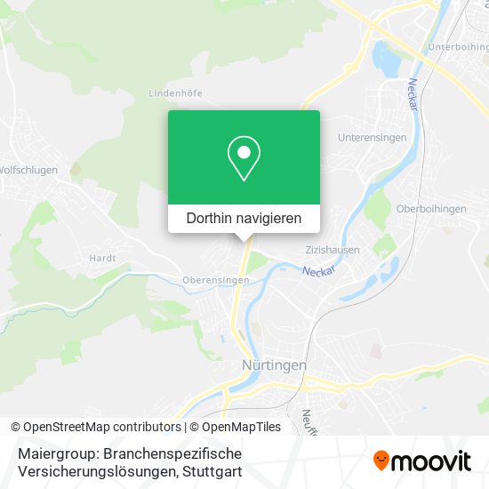 Maiergroup: Branchenspezifische Versicherungslösungen Karte
