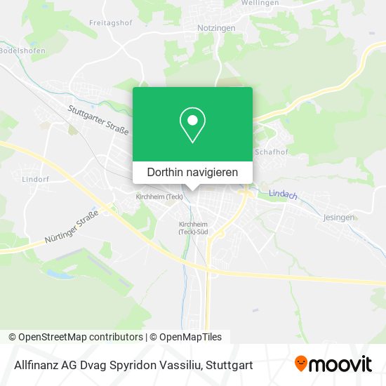 Allfinanz AG Dvag Spyridon Vassiliu Karte