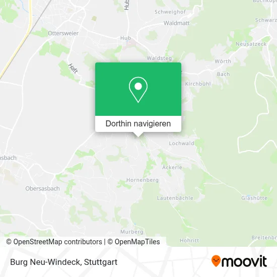 Burg Neu-Windeck Karte