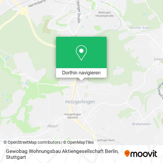 Gewobag Wohnungsbau Aktiengesellschaft Berlin Karte