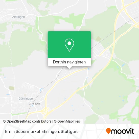 Emin Süpermarket Ehningen Karte