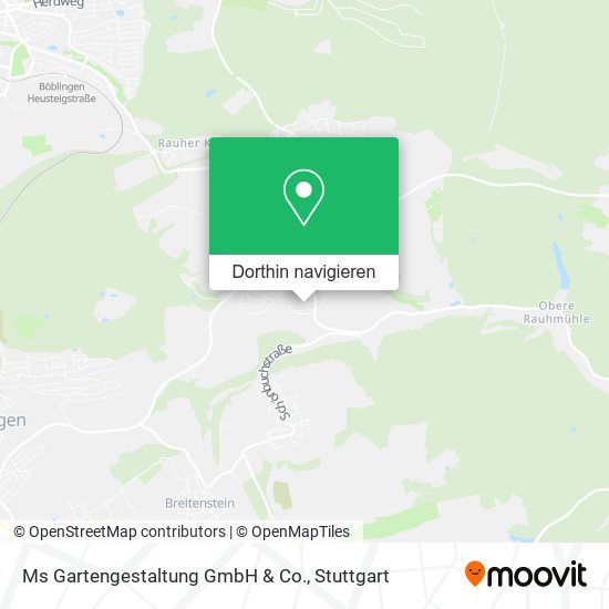 Ms Gartengestaltung GmbH & Co. Karte