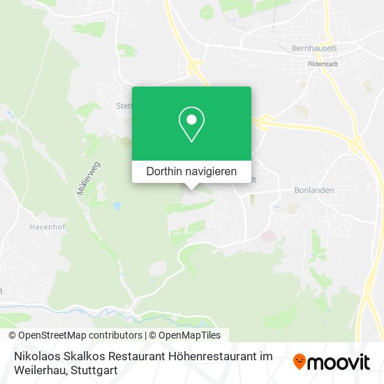 Nikolaos Skalkos Restaurant Höhenrestaurant im Weilerhau Karte