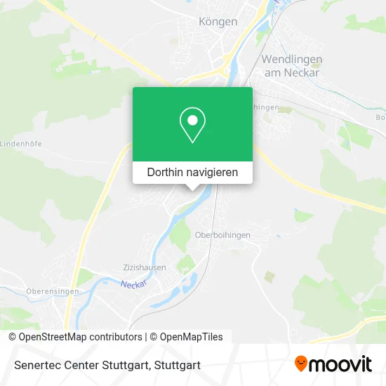 Senertec Center Stuttgart Karte
