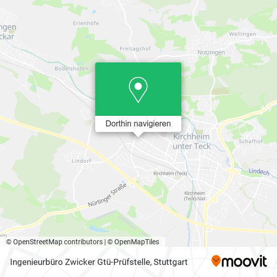 Ingenieurbüro Zwicker Gtü-Prüfstelle Karte