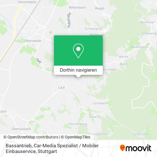 Bassantrieb, Car-Media Spezialist / Mobiler Einbauservice Karte