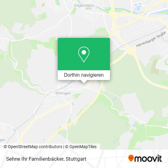 Sehne Ihr Familienbäcker Karte